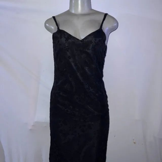 Vestido longo renda, tamanho P - Foto 3