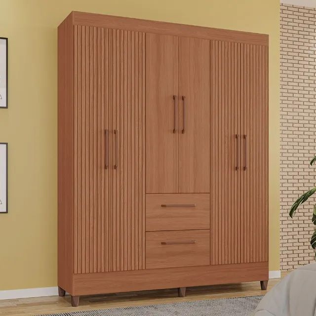 "Elegância e Durabilidade: Guarda-Roupas Star 100% MDF com Amplo Espaço Interno" - Foto 2