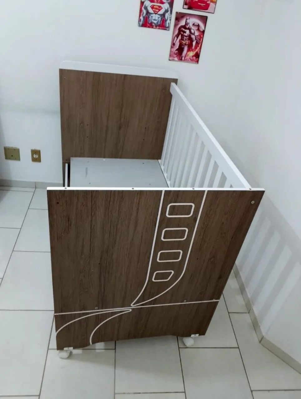 Berço Infantil + Colchão (Usados)  - Foto 2