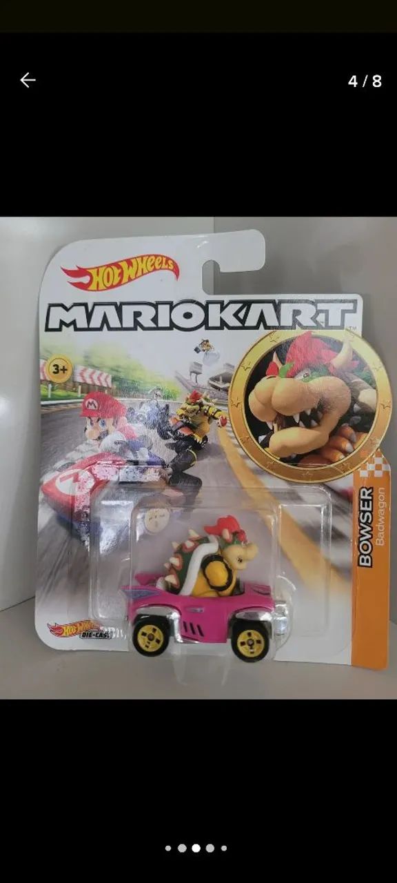 Mario Kart Hot Wheels Coleção Kit Com 6 - Foto 3