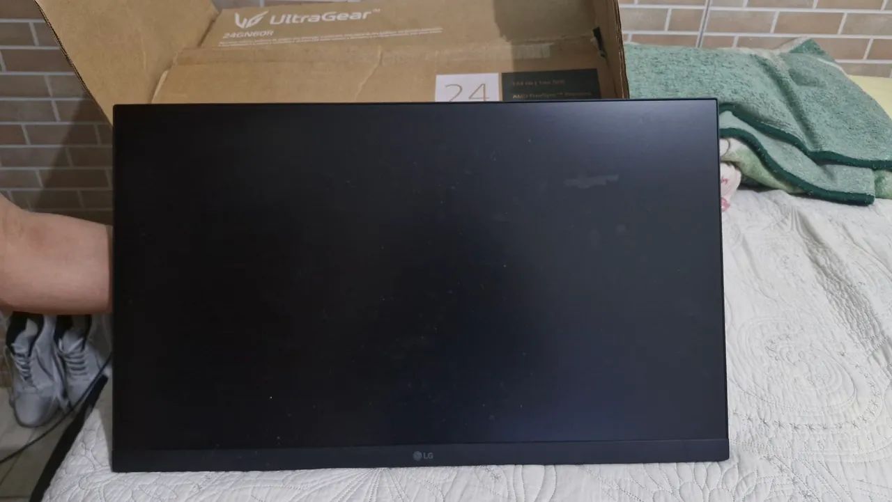 Monitor Gamer LG Ultragear 24 polegadas IPS Full HD 144hz 1ms