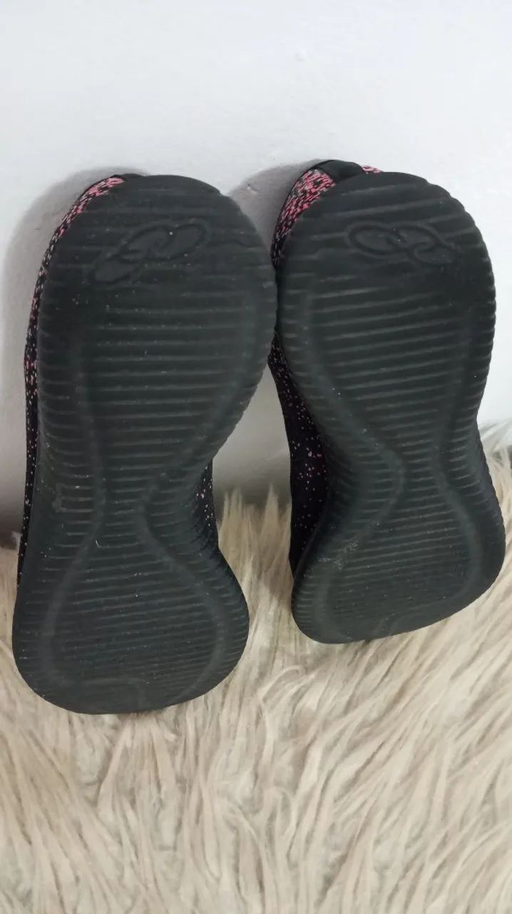 Tênis Olympikus Preto Rosa 34 - Foto 2