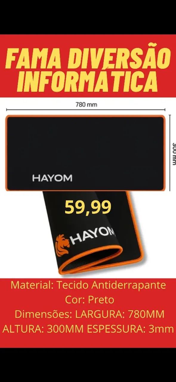 Mouse Pad Gamers 78x30