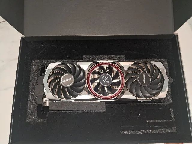 Placa de Vídeo Colorful NVIDIA GeForce RTX 3080 Igame, 12GB GDDR6X, LHR, Advanced OC-V,