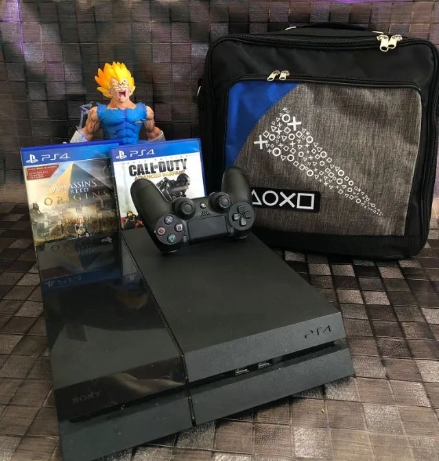PS4 500GB com jogo e GARANTIA. Recebo seu console na troca. - Foto 2