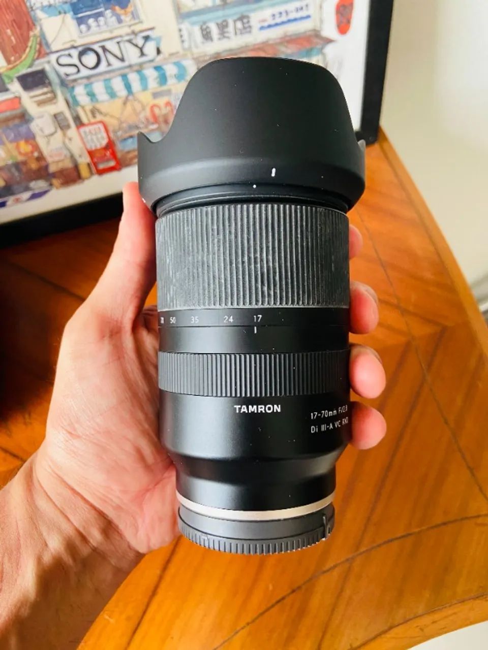 Lente Tamron 17-70mm F/2.8 Para Sony E Mount Aps-c + Parasol (Como