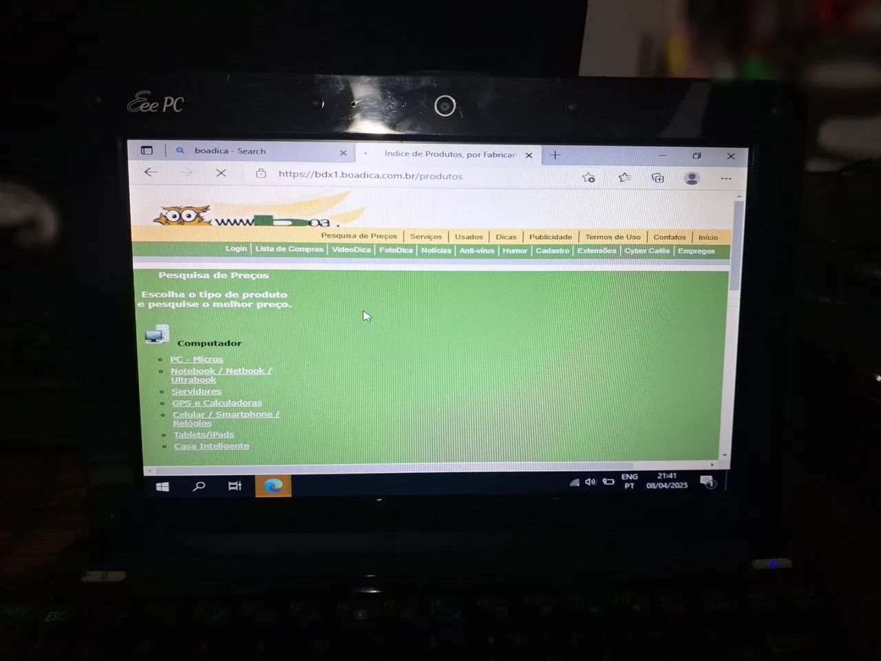 Notebook Eee PC - Ótimo para o dia a dia! Aton