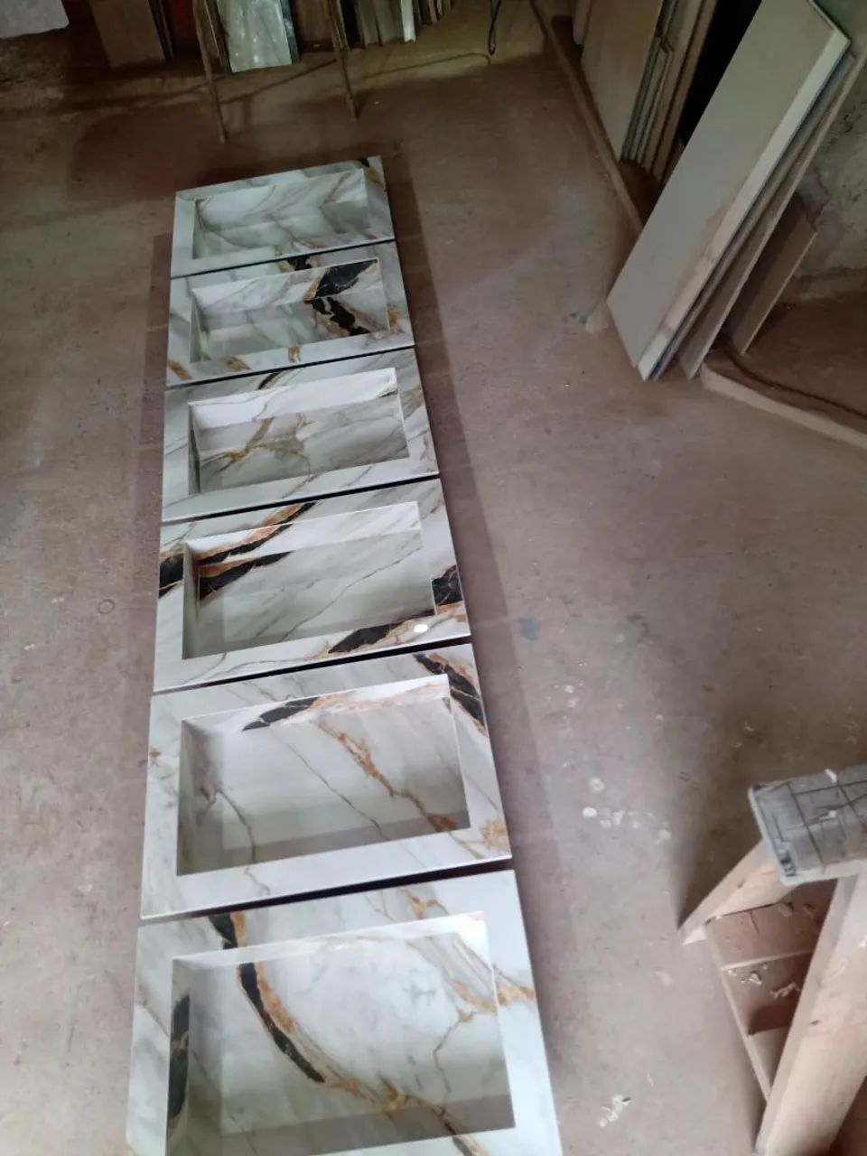 Nichos lindíssimos em porcelanato 