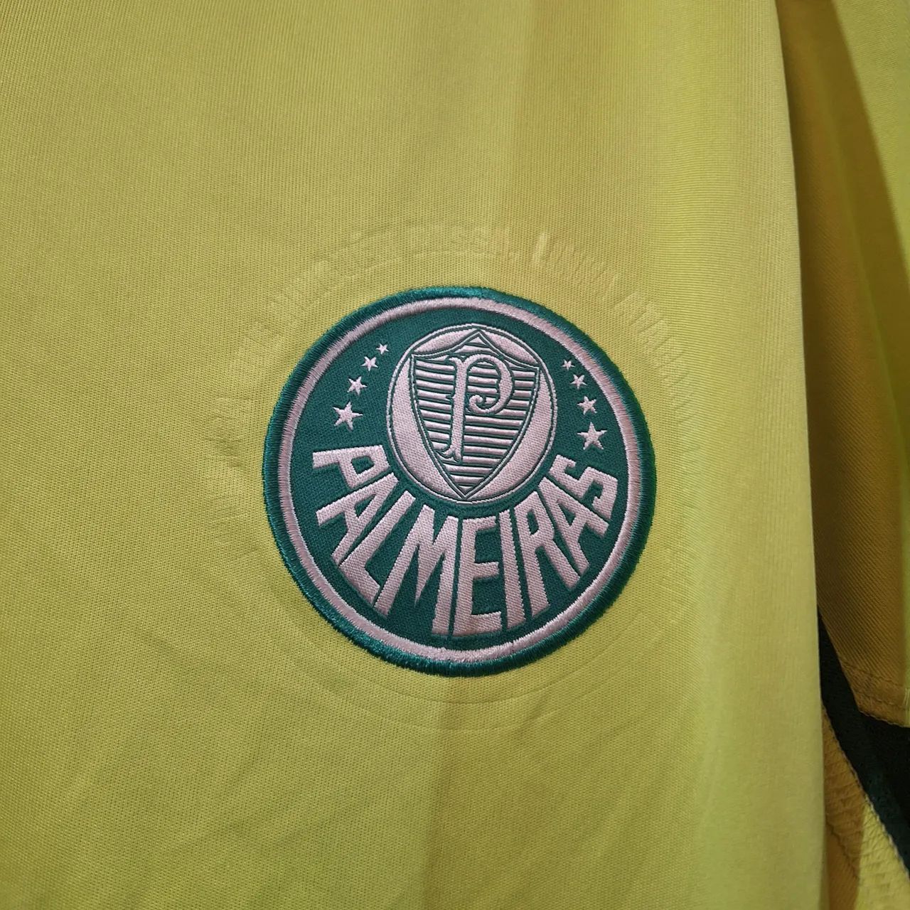 Camisa Palmeiras adidas 2010 verde limão - Foto 4