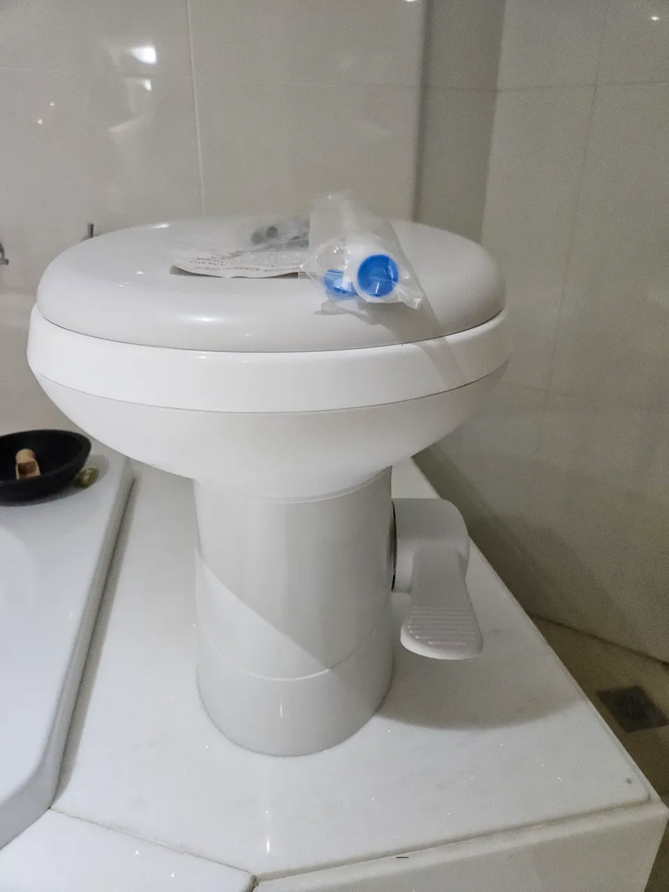 Vaso sanitário portátil para banheiro Motorhome - ainda na garantia de 12 meses