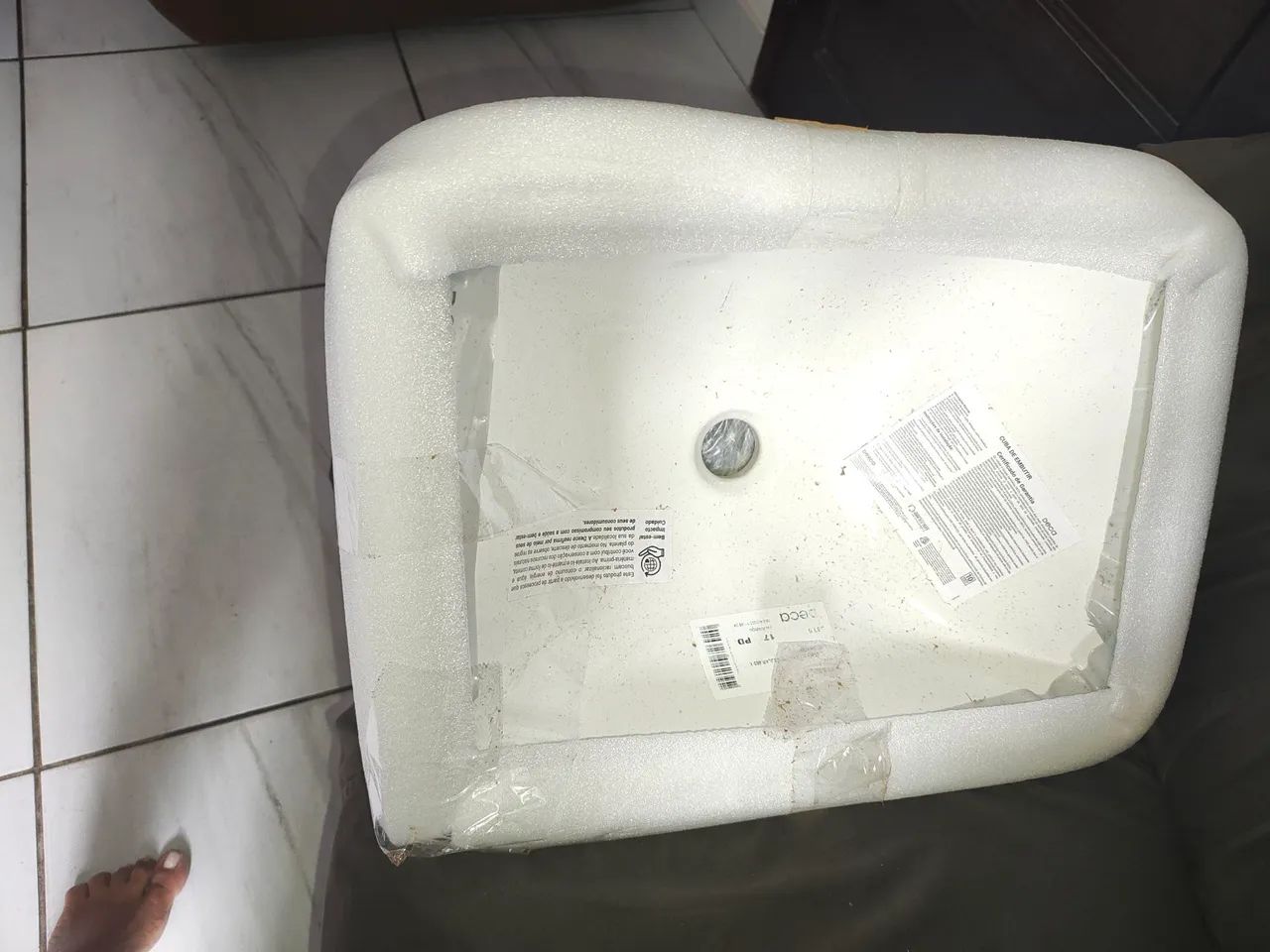 Cuba de embutir Deca