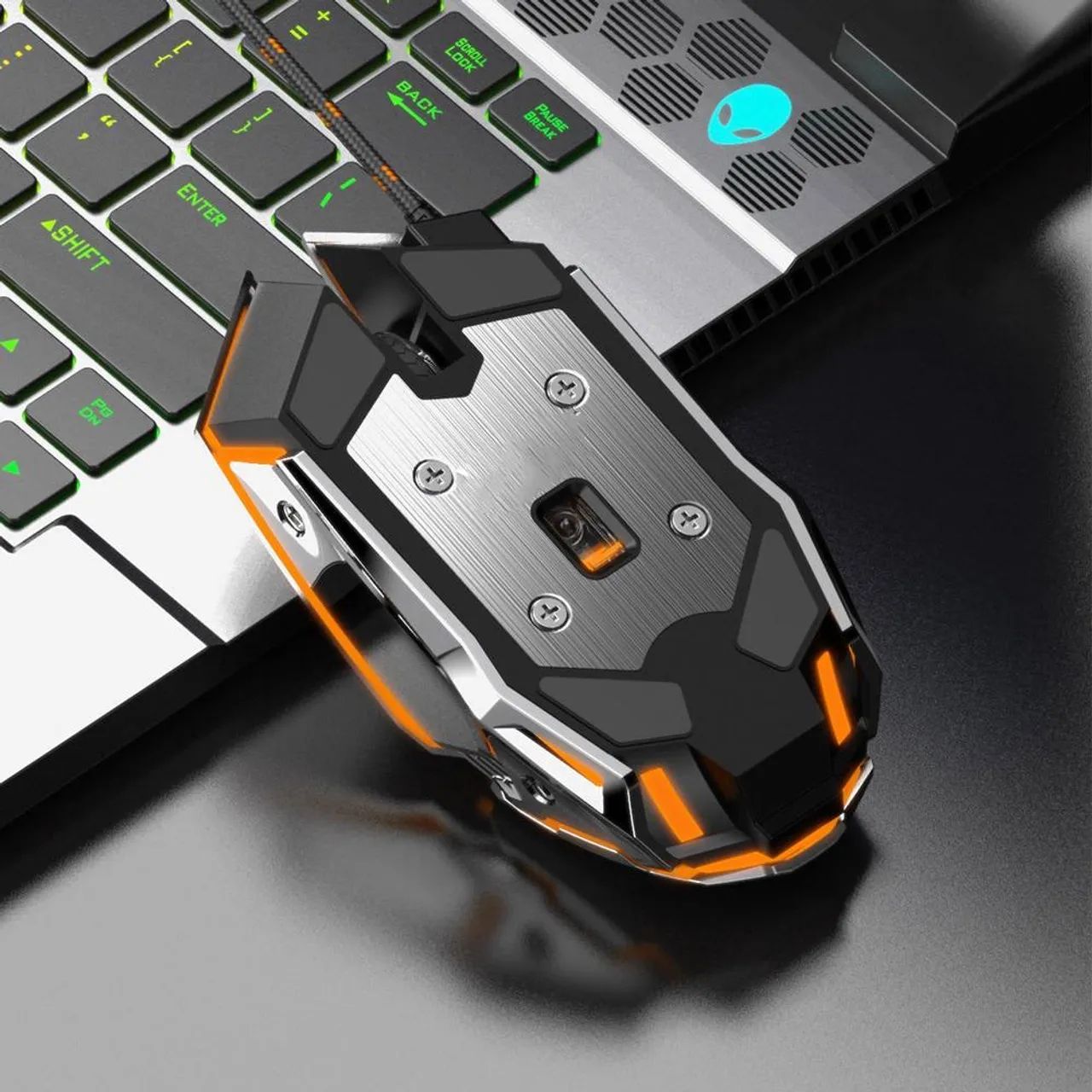 Mouse Gamer rgb 7 botões  - Foto 4
