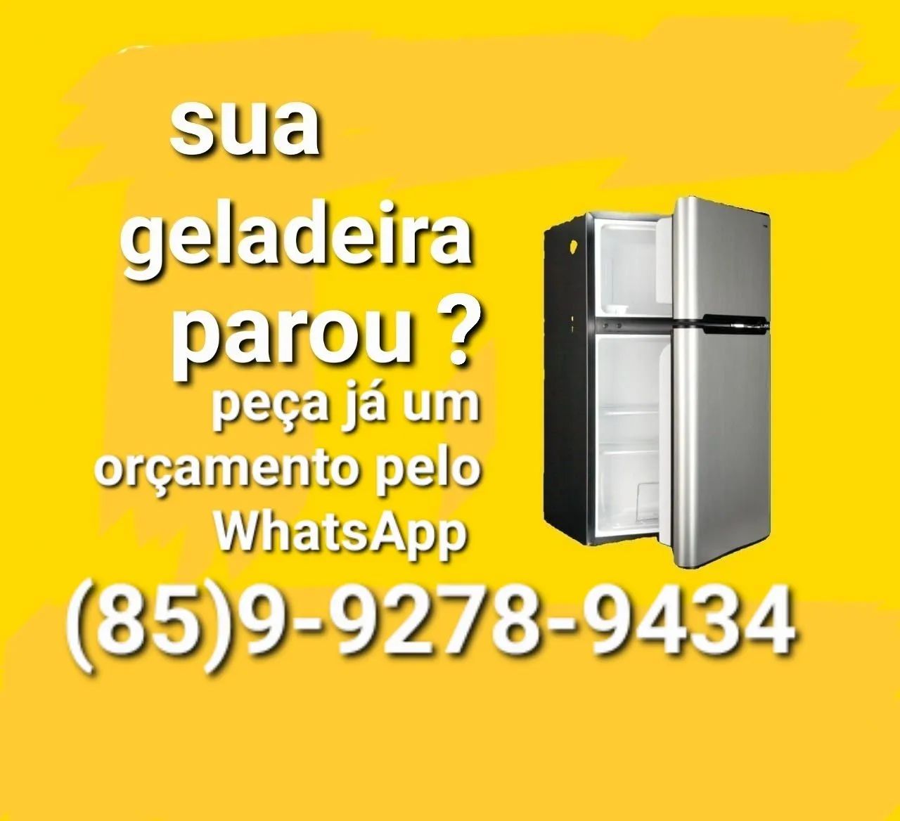 conserto de geladeira a domicílio/fortaleza e caucaia. 
