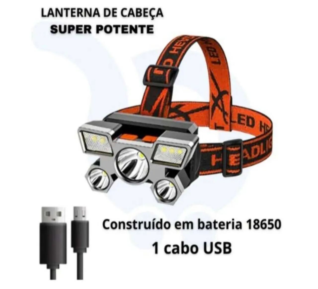 Lanterna de Cabeça LED  - Foto 2