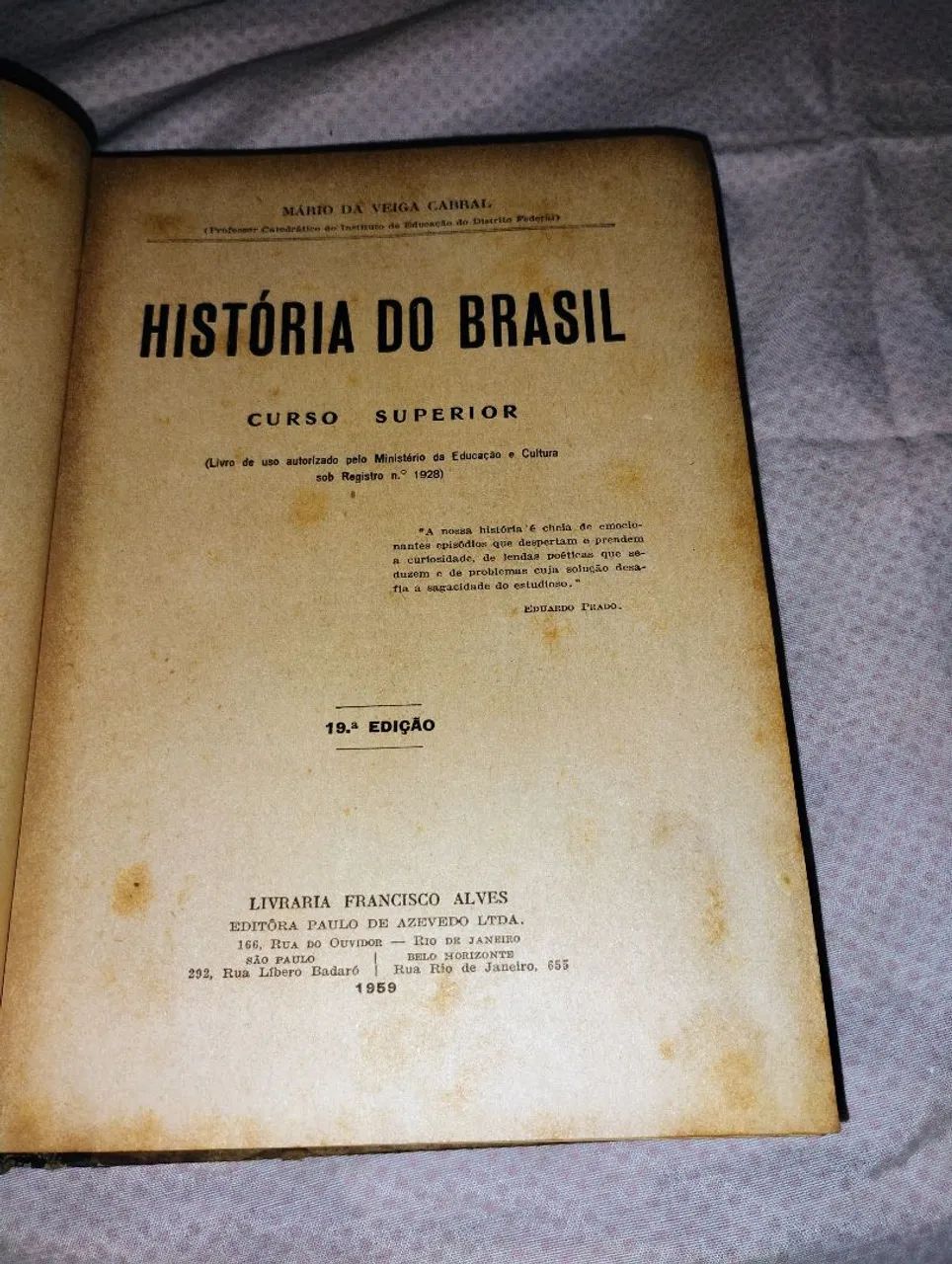 História do Brasil - Curso Superior - Mario da Veiga Cabral - Foto 2