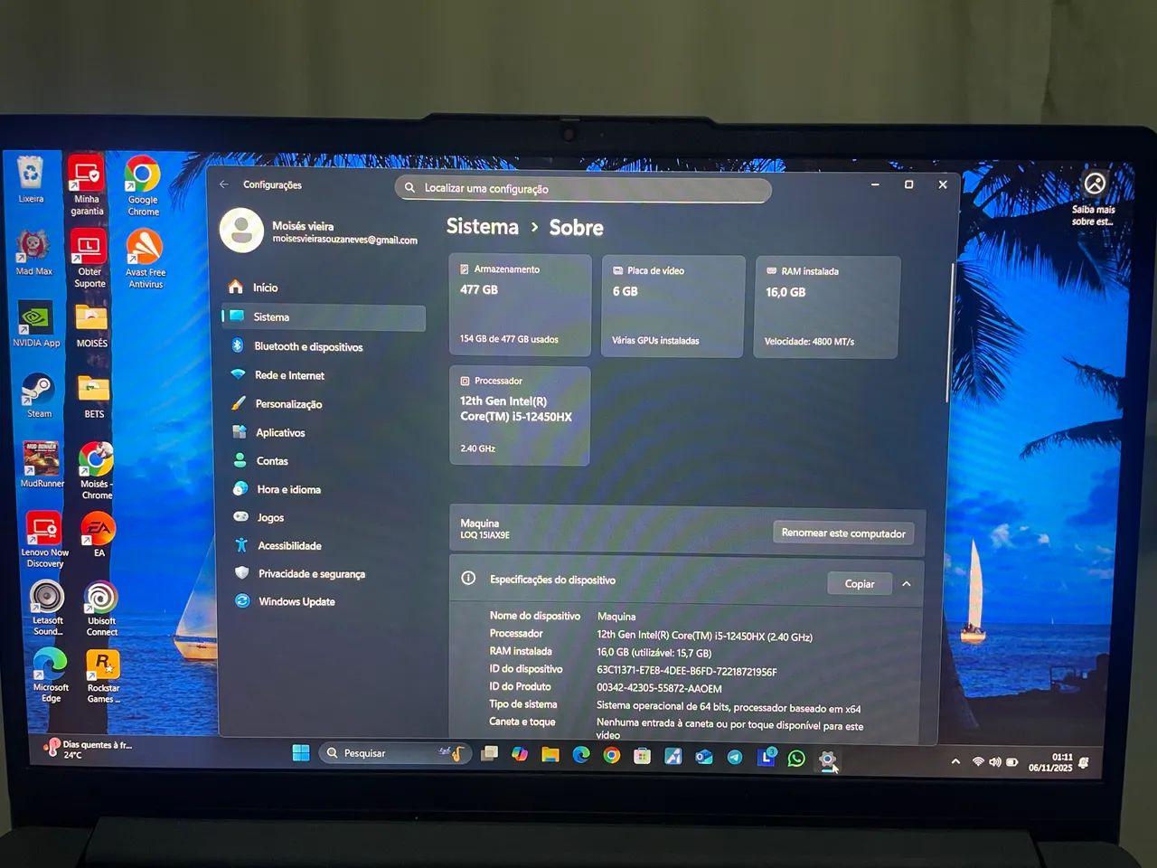 Gaming Notebook64308003959681122