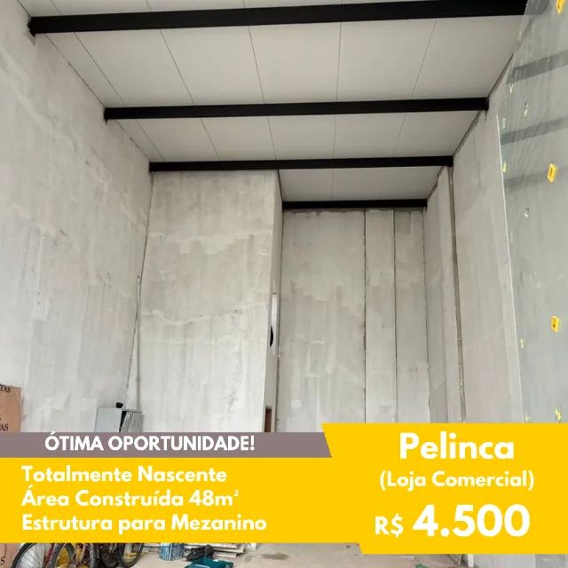 FIT - Locação - 1 Loja Comercial - Pelinca - Nascente - 48m² 