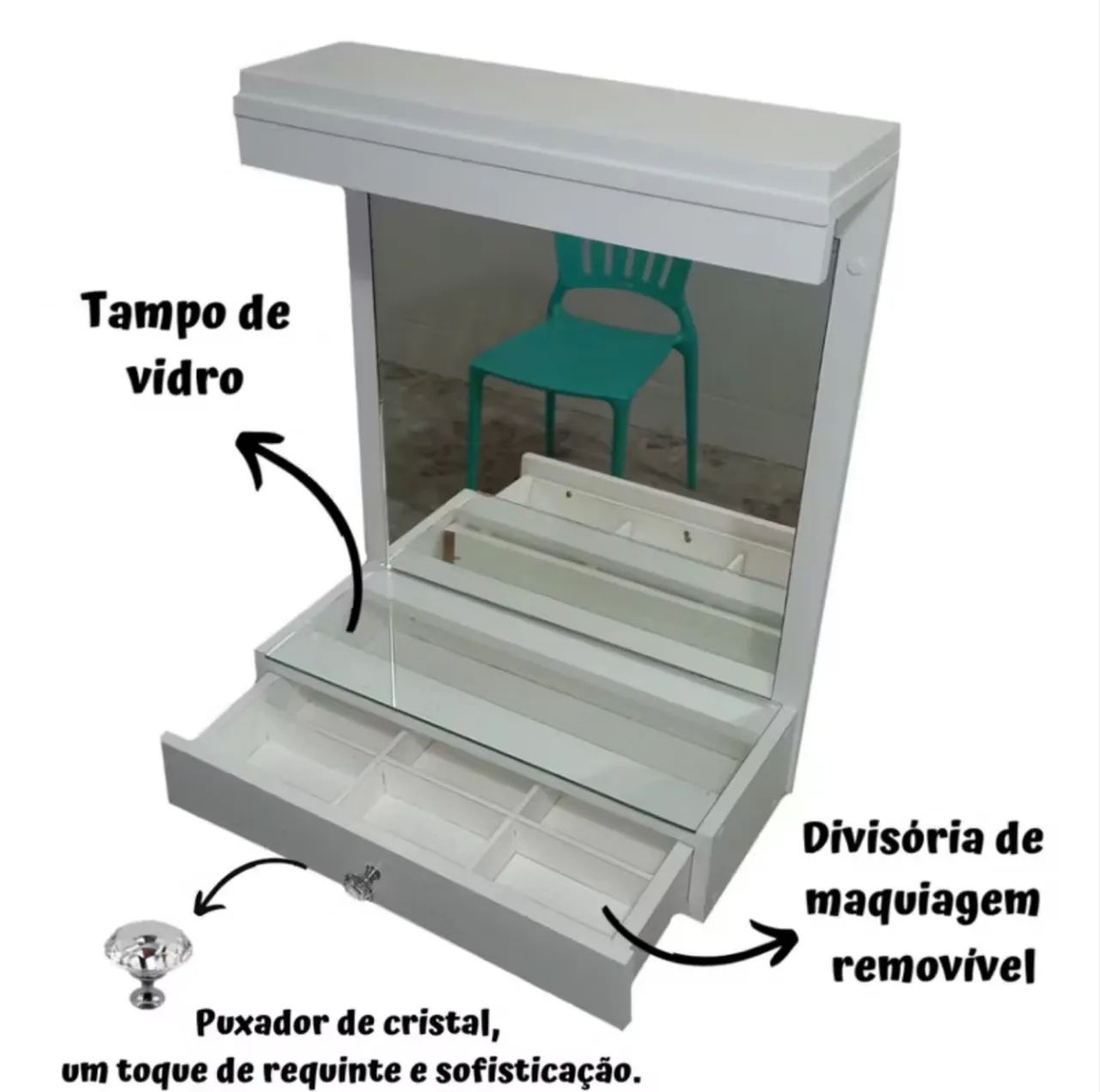 Penteadeira suspensa 