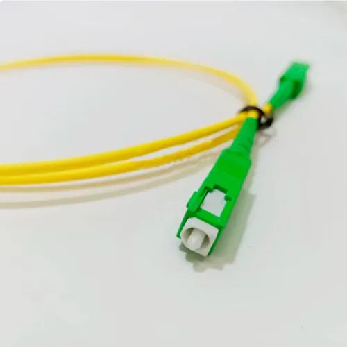 2 Cabos 2mt cada de fibra óptica internet patch cord apc monomodo simplex 2mt gigabit - Foto 4