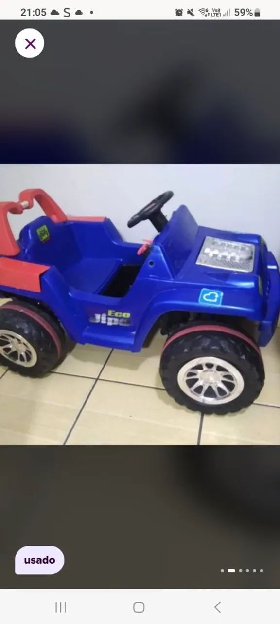 jeep eletrico infantil bandeirantes - Foto 3