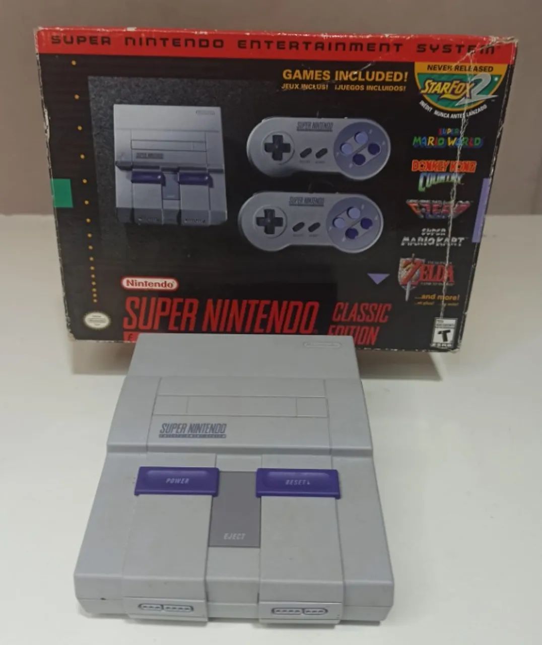 Super Nintendo Classic com Desbloqueio completo Original com 21 jogos. Aceito cartão. - Foto 2