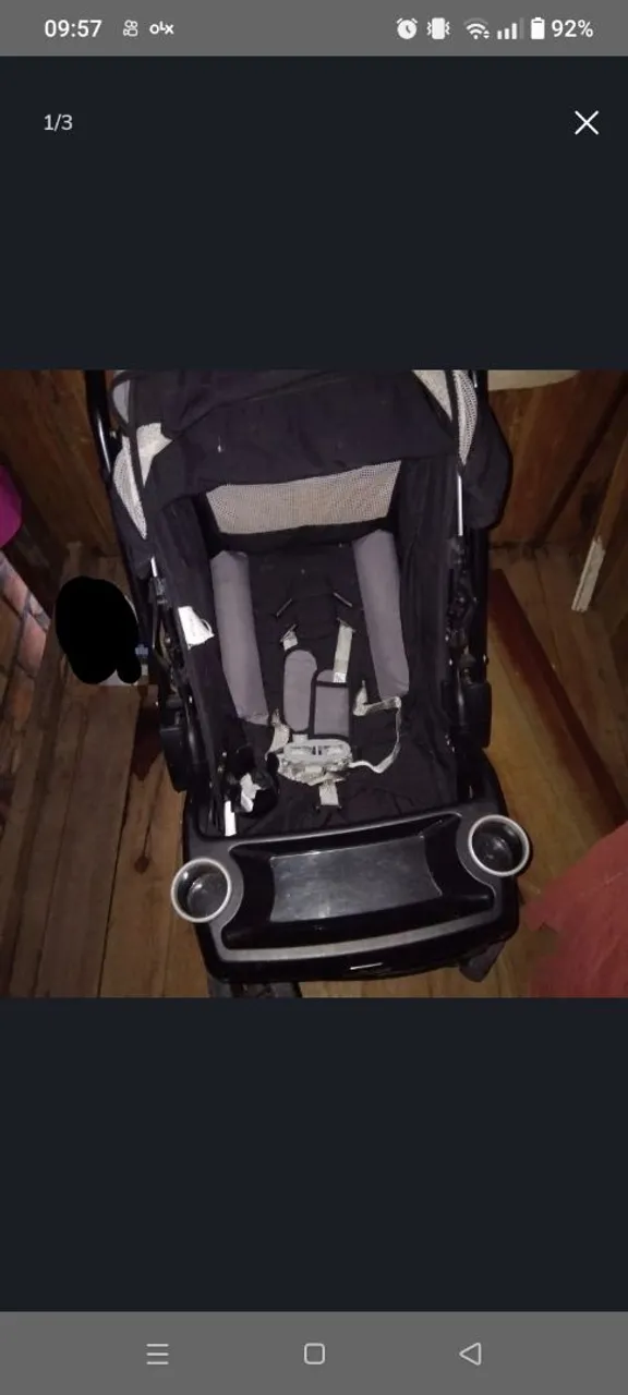 Carrinho de bebê dobrável