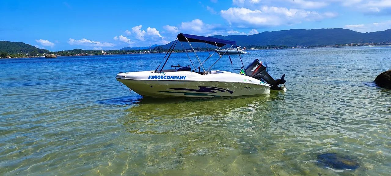 Lancha 15 Pés Focker Twister Motor 50 HP  com Power Trim - Foto 5