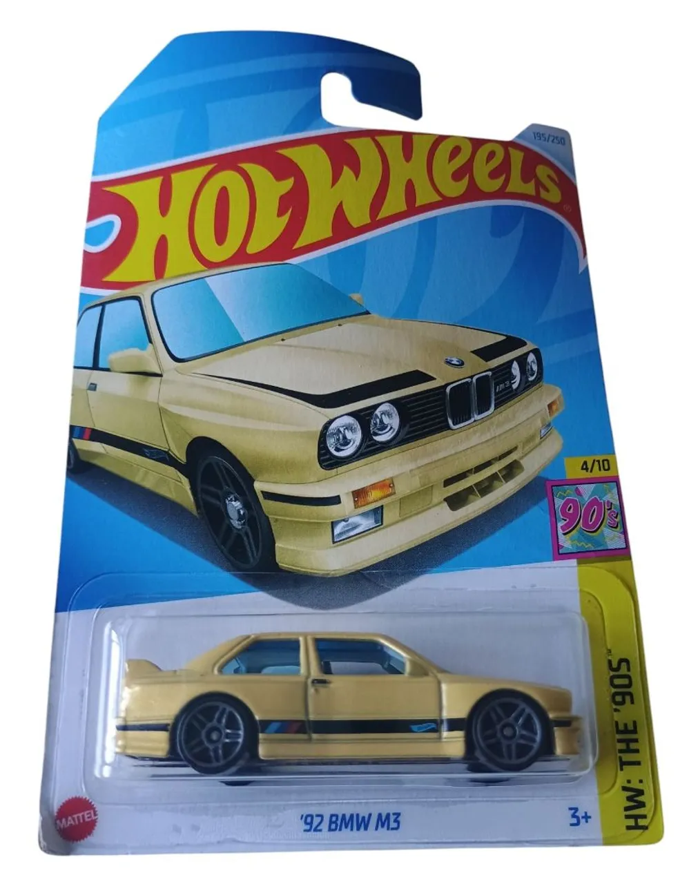 Hot Wheels '92 BMW M3 - Edição Especial HW: The '90s