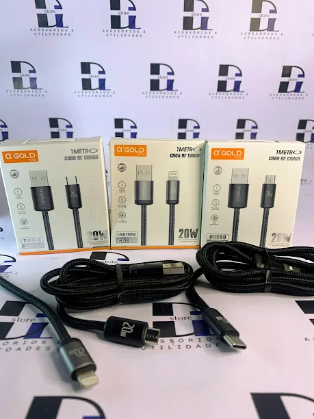 Cabo para fonte USB 20W Agold