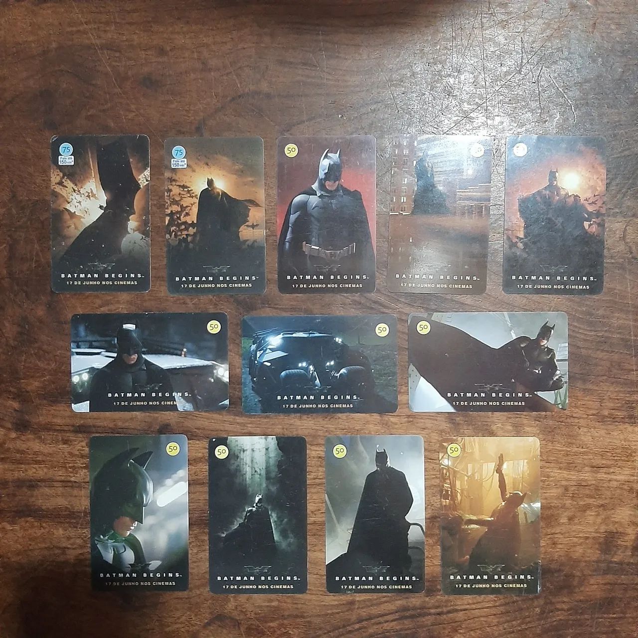 Cartões Telefônicos Batman Begins