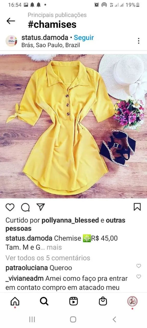 Vestido CHAMISE novo - Foto 2