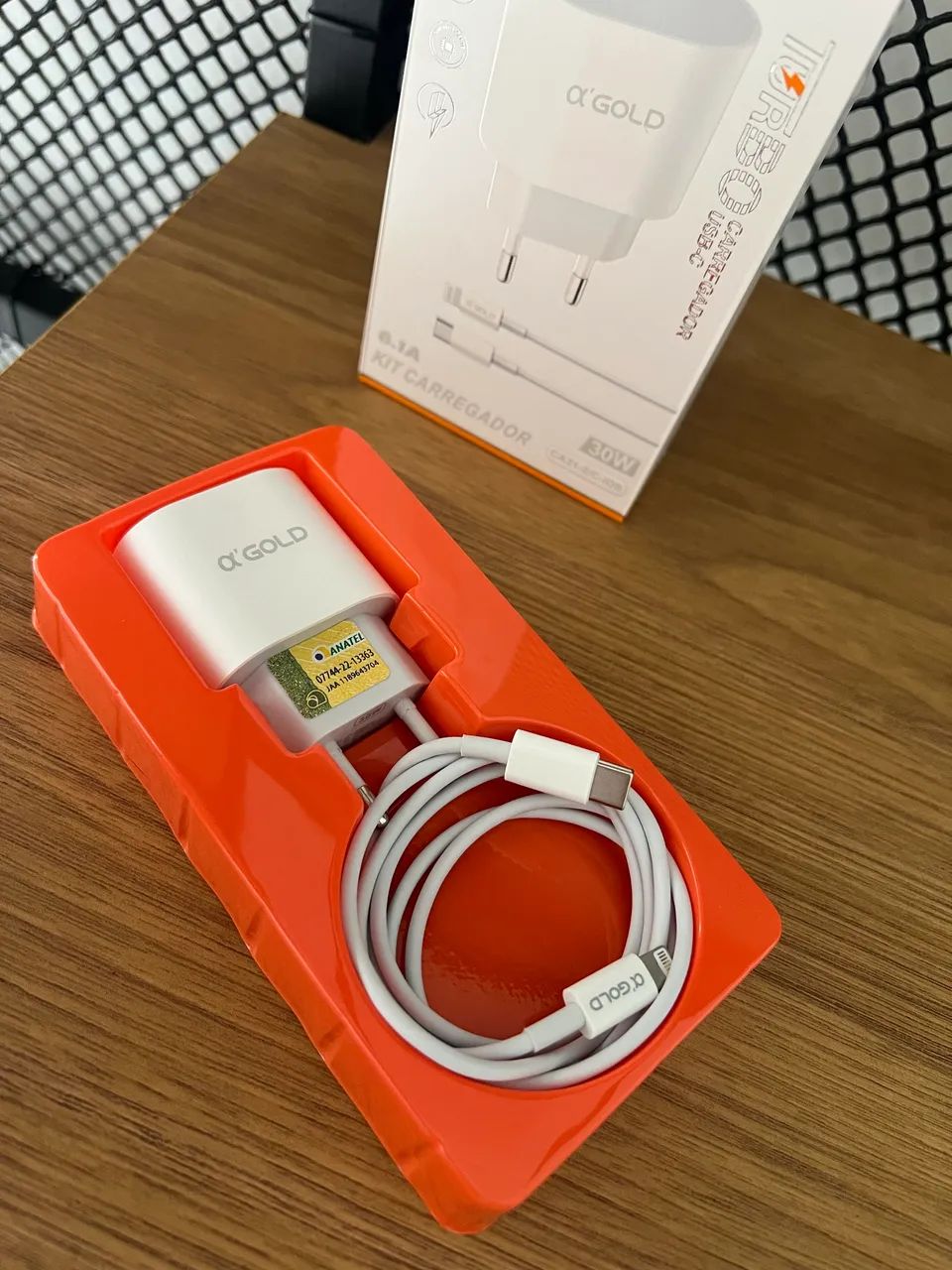 Carregador de IPhone Original turbo carga rápida 30w completo  - Foto 2