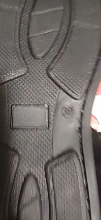 Sandália masculina preta Papete - Foto 3