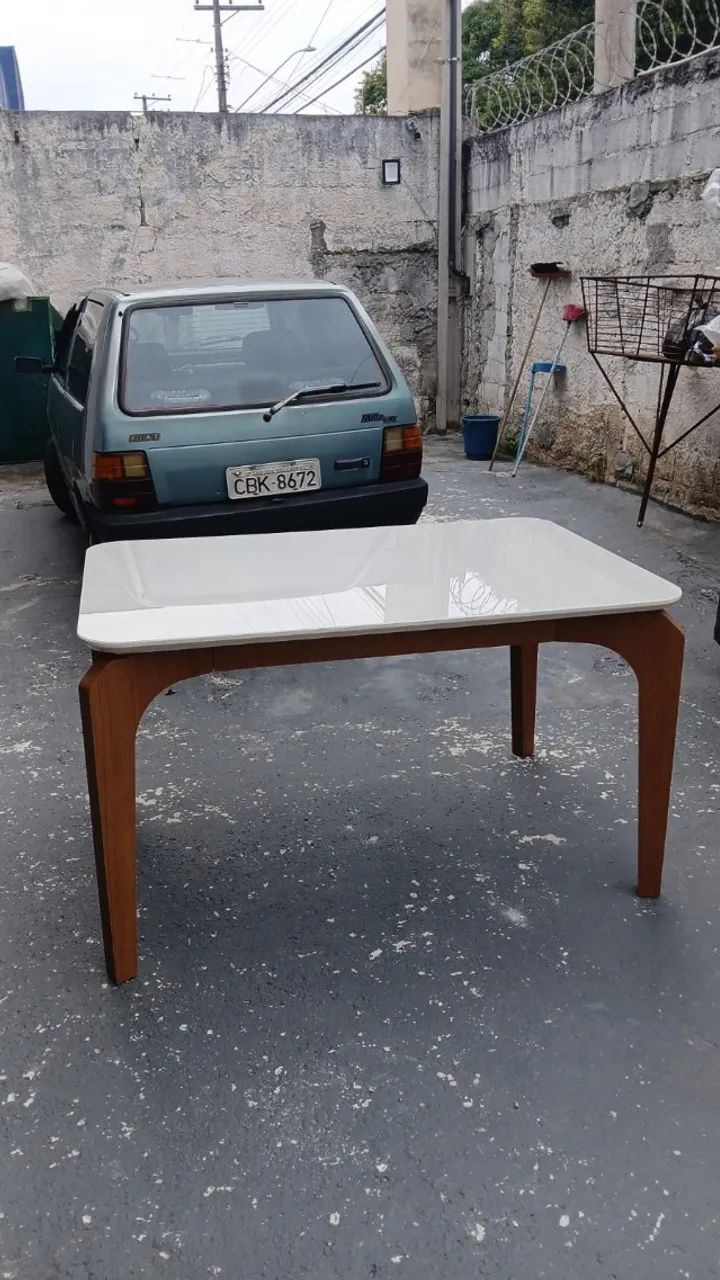  Mesa De Jantar 1.35x0.90 para 6 Cadeiras - Foto 2