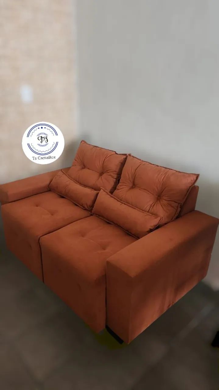 Sofá retrátil 2 lugares  - Foto 2