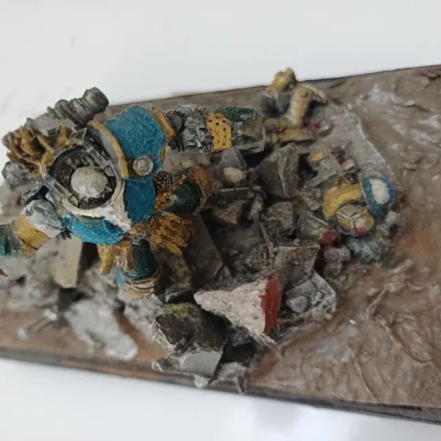 peça de diorama , figura espacial montada e pintada  - Foto 2