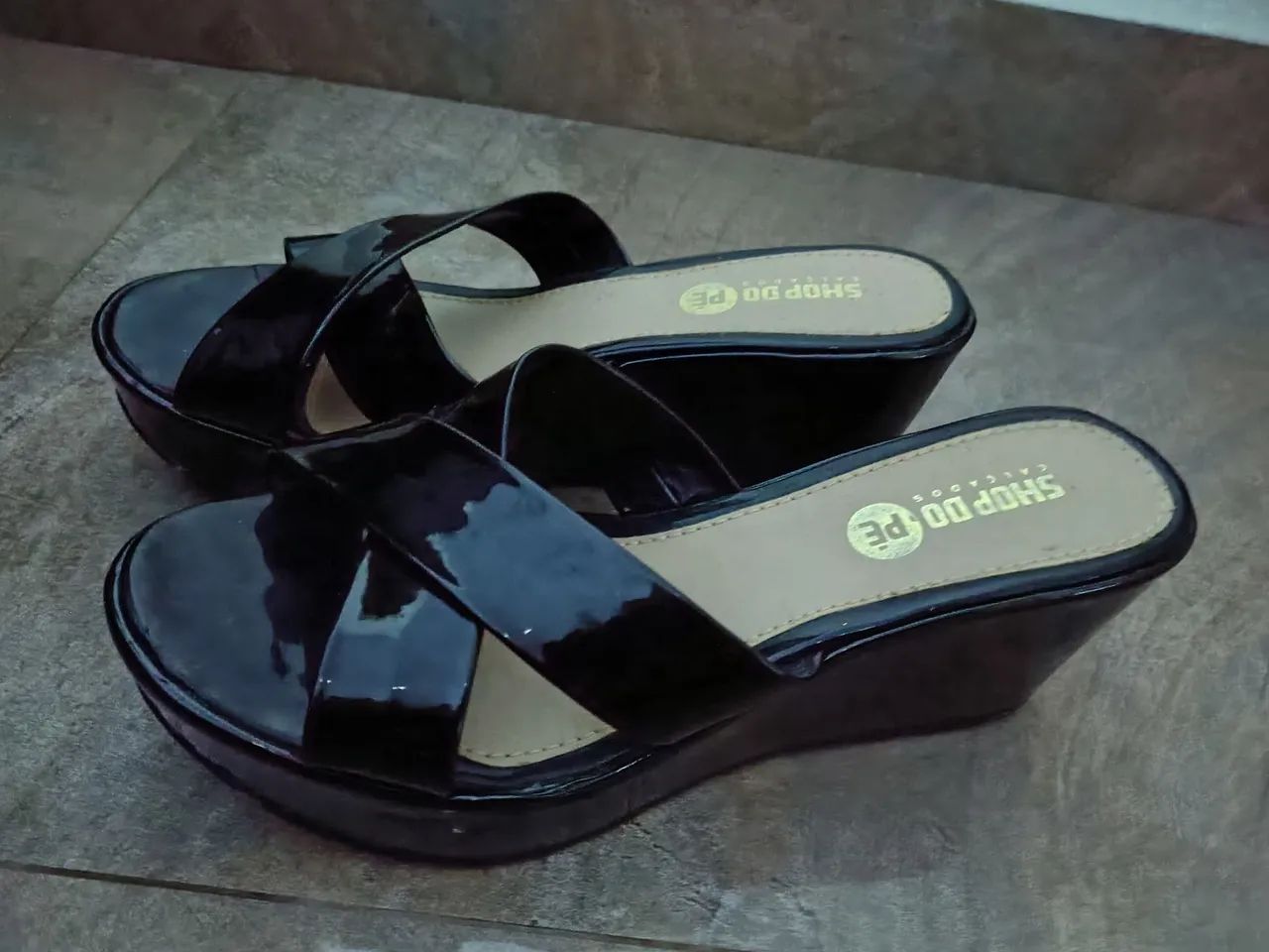 Sandália preta - Foto 3