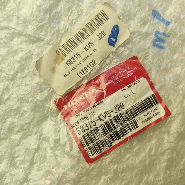 alça traseira direita cg 160 titan 2016 a 2019 original 50315-kvs