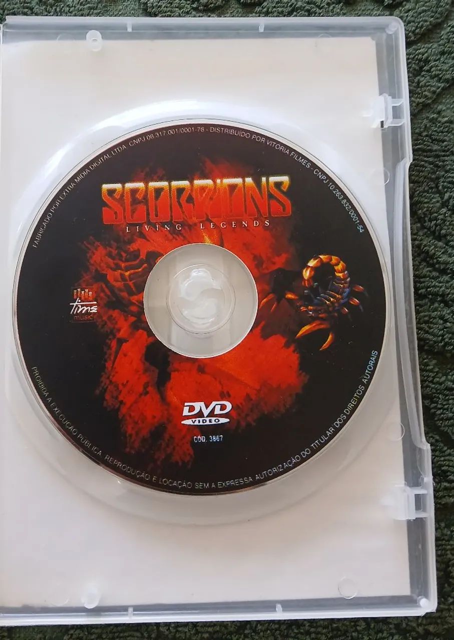 DVD Scorpions - Living Legends Frete Gratis - Foto 3