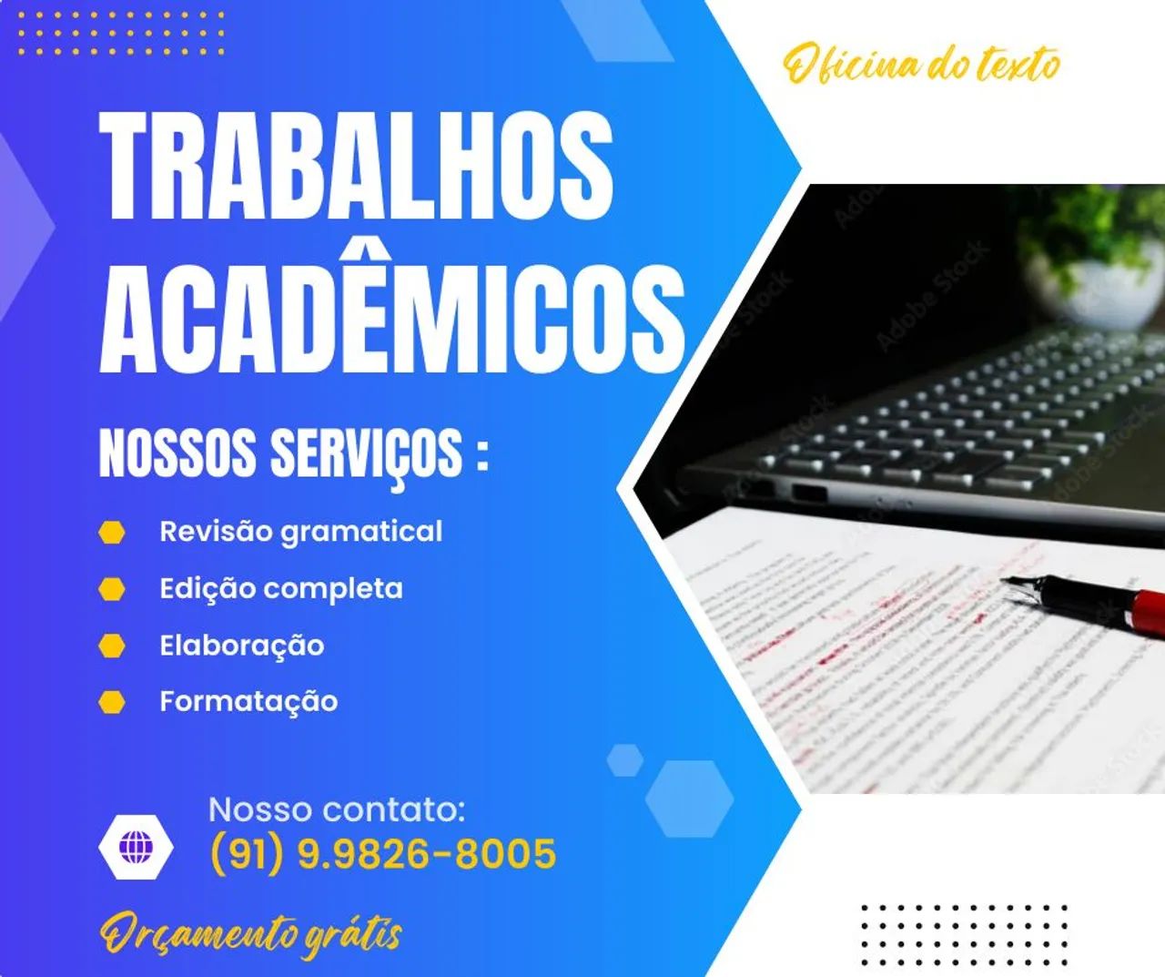 Revisão em Trabalhos Acadêmicos