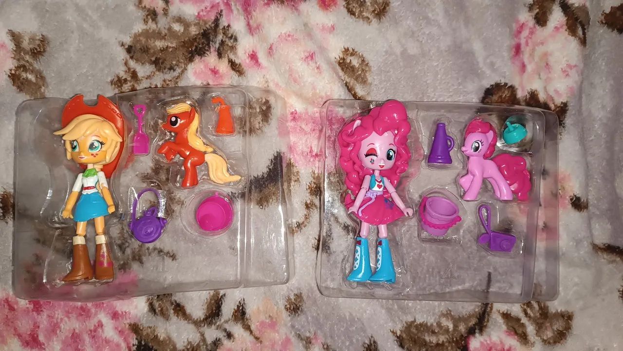 My Little Pony - Bonecas Applejack e Pinkie Pie, Equestria Girls 