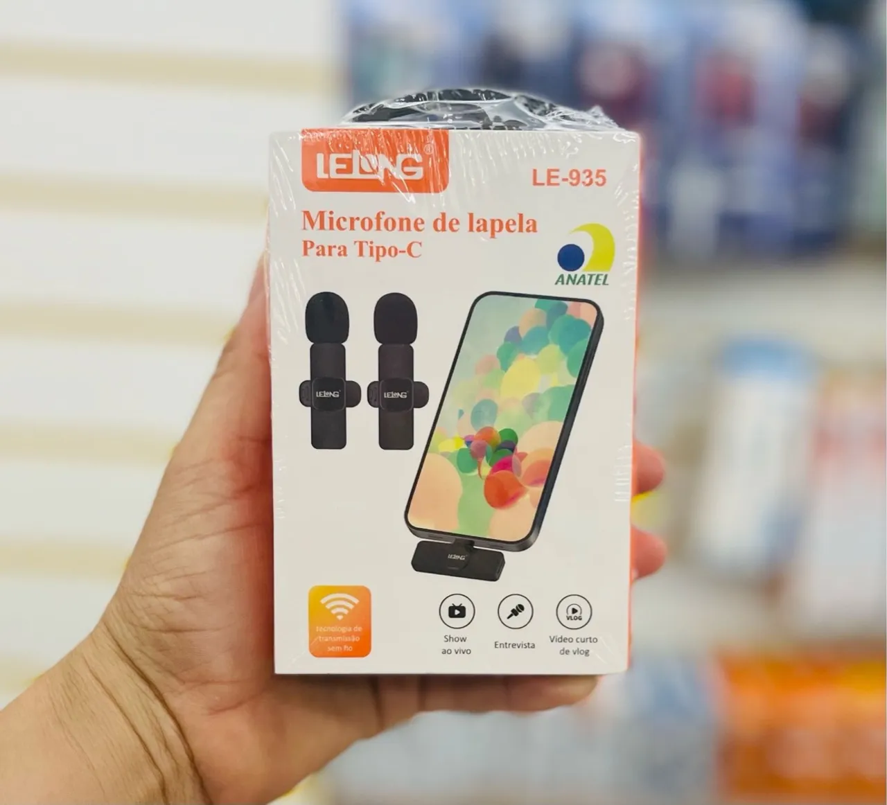 MPROMOÇÃO - Kir 2 Microfones De Lapela Sem Fio Alta Qualidade