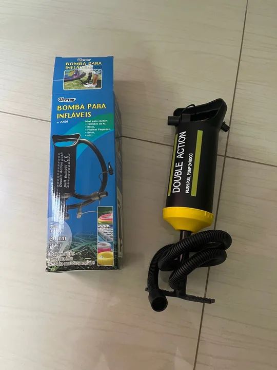 Colchão inflável casal Sun Way com bomba para infláveis  - Foto 2