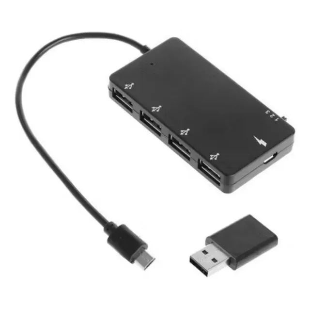 Cabo OTG 4 portas USB adaptador 