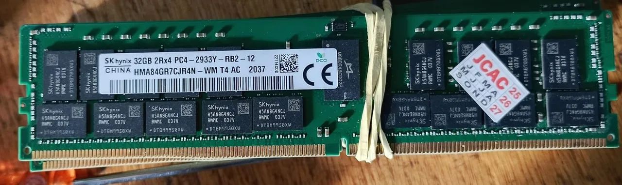 Memória SK Hynix PC4 2933Y 32Gb 2Rx4