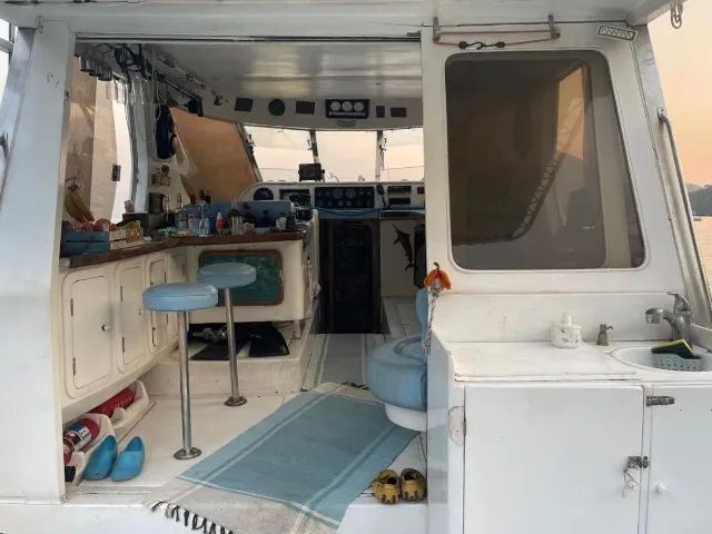 Lancha Dm 36 2x Mercedes OM 352 turbinados - Foto 8