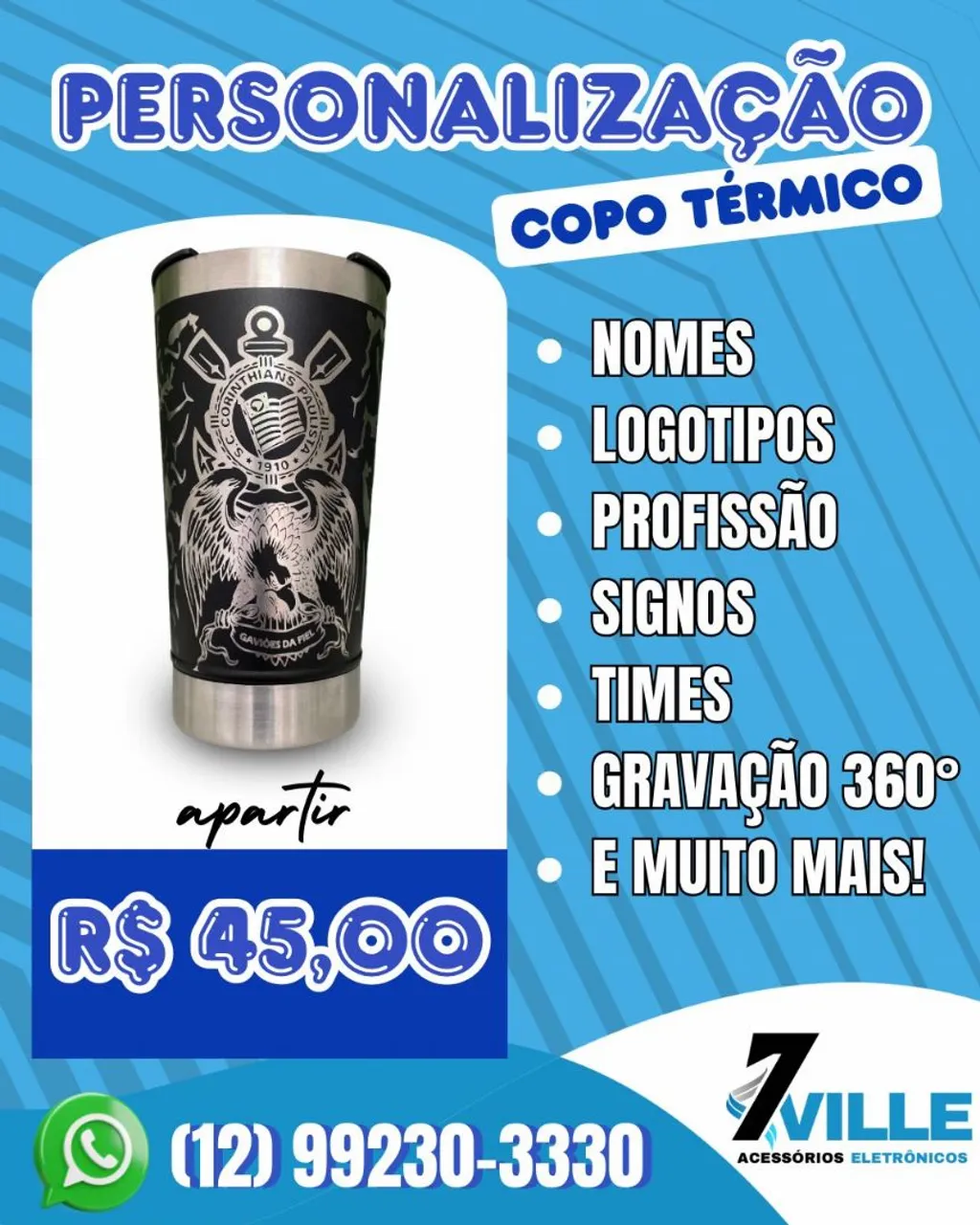 Copo personalizado
