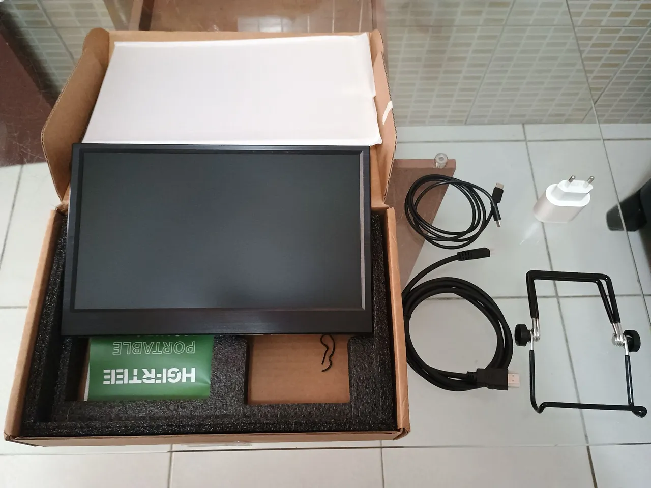 Monitor Portátil 12" Muito Novo