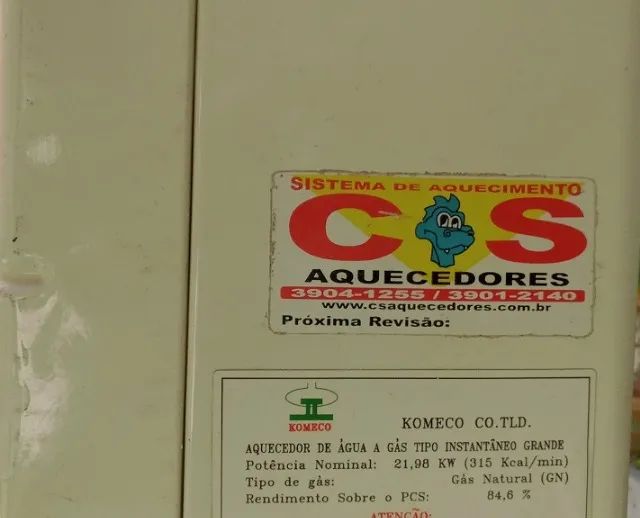 Aquecedor de aguá a gás Komeco (usado) - Foto 2