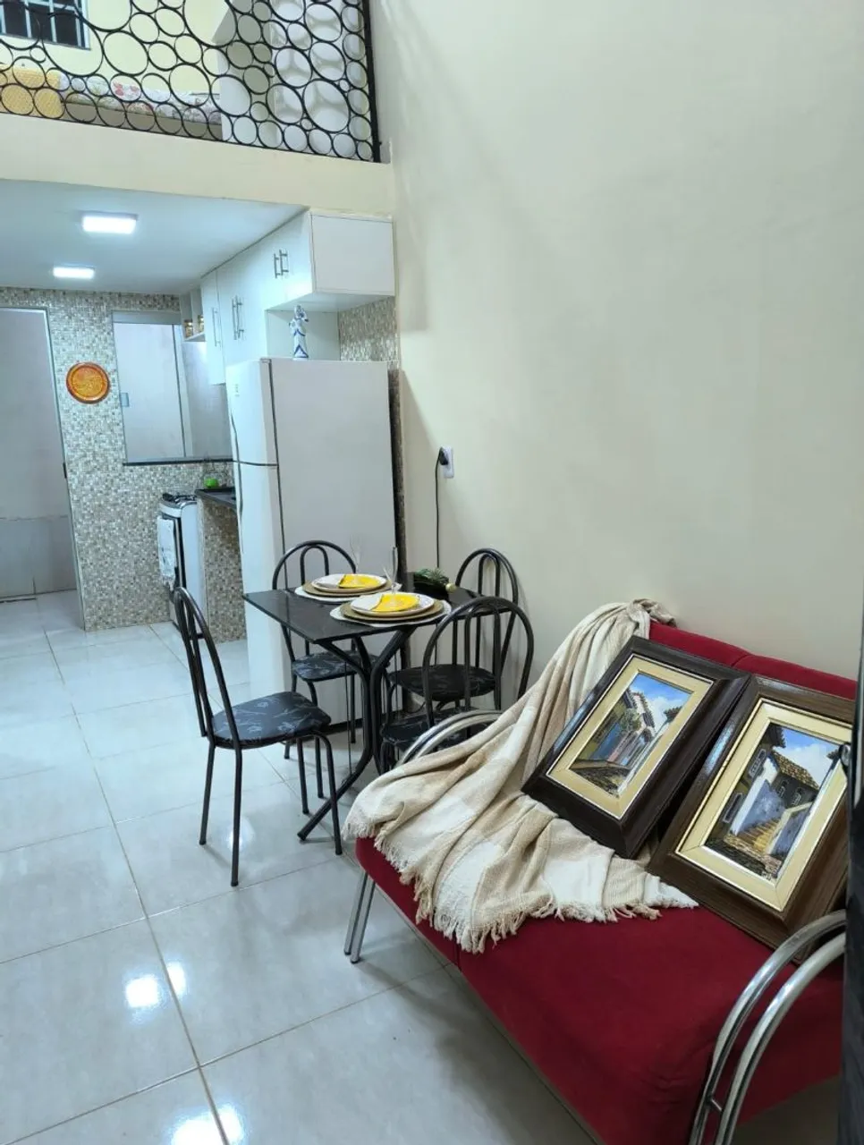 LINDA KITNET/LOFT MOBILIADA NO JARDIM ÍNGUA, PARQUE ESTRELA DALVA IX